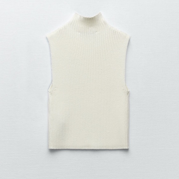 Zara Tops Zara Crop Top Turtle Neck Medium Poshmark